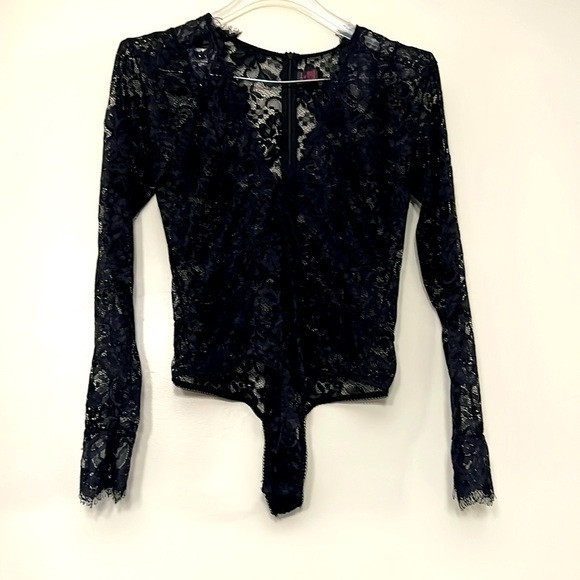 be wicked Pants - Lace bodysuit size extra large with back zipper by be wicked